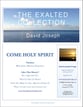 Come Holy Spirit SAB choral sheet music cover